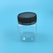 Coperchio evidente di plastica vuoto di 200ml 320ml 400ml Honey Jar Square With Tamper
