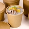 Contenitore di carta della minestra del commestibile con l'imballaggio della minestra della ciotola di minestra del coperchio