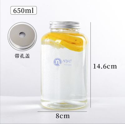 650ML svuotano 14.6CM Juice Bottles eliminabile trasparente