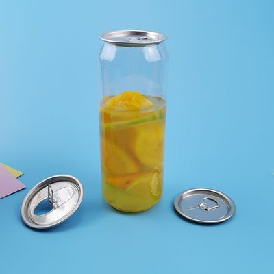 202 53mm aperti facili restringono 0.5l d'etichettatura Juice Jar di plastica