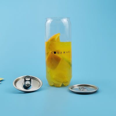 soda libera 18oz Juice Plastic Beverage Jar di 0.5L BPA 160mm