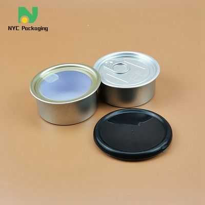 Metallo su ordinazione Ring Pull Cannabis Tin Packaging Tuna Fish Tin Can vuota
