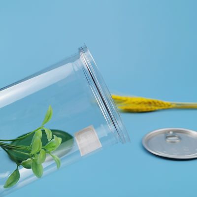 Chiare latte di plastica aperte facili rotonde dell'alimento del miele 750ML